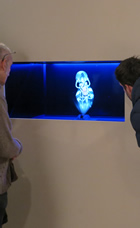 Vitrine holographique musée