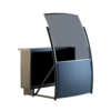 DeepFrame One arrière, Vitrine Holographique Realfiction, Dreamoc