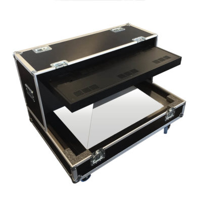 Dreamoc XL3 dans Flight Case, Vitrine Holographique Realfiction, DeepFrame